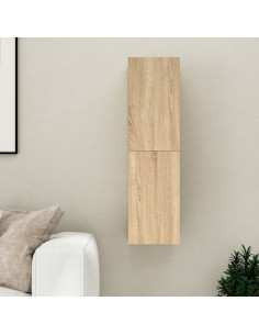 Mobile Porta TV Rovere Sonoma 30,5x30x110 cm Legno Multistrato