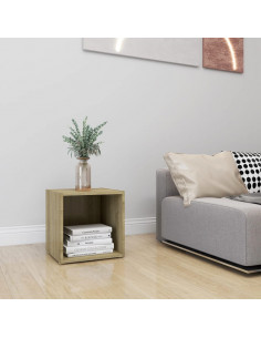 Mobile Porta TV Rovere Sonoma 37x35x37 cm in Legno Multistrato