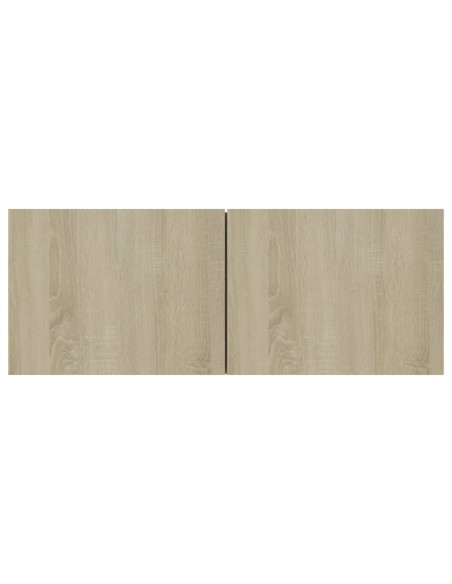 Mobile Porta TV Rovere Sonoma 80x30x30 cm in Legno Multistrato