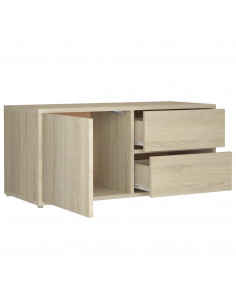 Mobile Porta TV Rovere Sonoma 80x34x36 cm Legno Multistrato