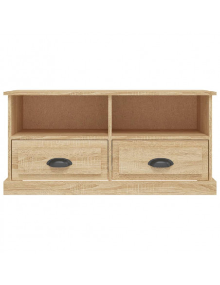 Mobile Porta TV Rovere Sonoma 93x35,5x45cm in Legno Multistrato