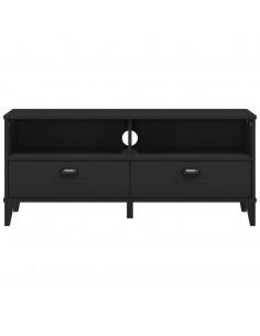 Mobile Porta TV VIKEN Nero in Legno Massello di Pino
