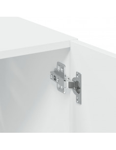 Mobile Portaoggetti Bianco 70x42,5x225 cm in Truciolato