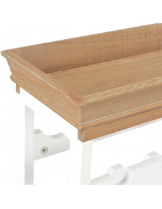 Mobile Portavini Bianco 70x22,5x70,5 cm in MDF