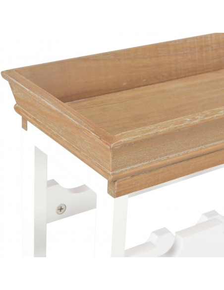 Mobile Portavini Bianco 70x22,5x70,5 cm in MDF