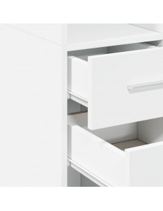 Mobile Sottile Bianco 30x42,5x225 cm in Truciolato