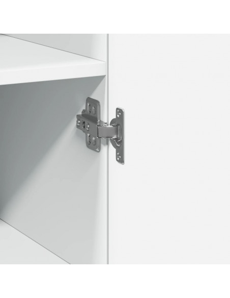Mobile Sottile Bianco 45x42,5x225 cm in Truciolato