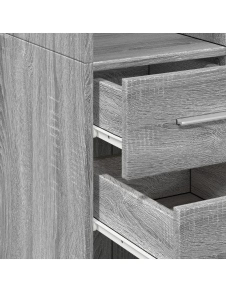 Mobile Sottile Grigio Sonoma 40x42,5x225 cm in Truciolato