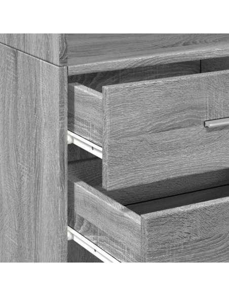 Mobile Sottile Grigio Sonoma 50x42,5x225 cm in Truciolato