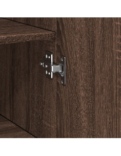 Mobile Sottile Rovere Marrone 30x42,5x225 cm in Truciolato