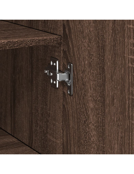 Mobile Sottile Rovere Marrone 30x42,5x225 cm in Truciolato