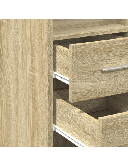 Mobile Sottile Rovere Sonoma 45x42,5x225 cm in Truciolato