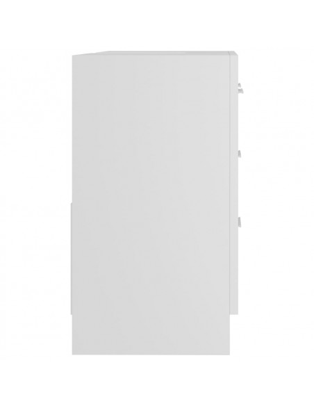 Mobile Sottolavabo Bianco 63x30x54 cm in Multistrato