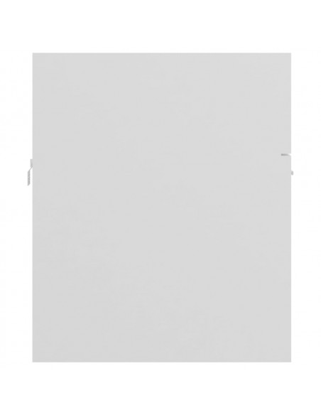 Mobile Sottolavabo Bianco 80x38,5x46 cm in Legno Multistrato