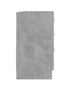 Mobile Sottolavabo Grigio Cemento 63x30x54 cm Legno Multistrato