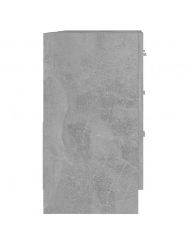 Mobile Sottolavabo Grigio Cemento 63x30x54 cm Legno Multistrato
