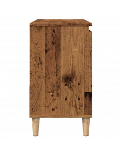 Mobile Sottolavabo Legno Antico 65x33x60 cm in Truciolato