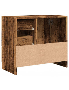 Mobile Sottolavabo Legno Vecchio 63x30x54 cm in Truciolato