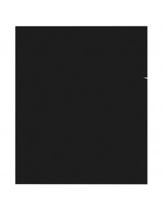 Mobile Sottolavabo Nero 60x38,5x46 cm in Legno Multistrato