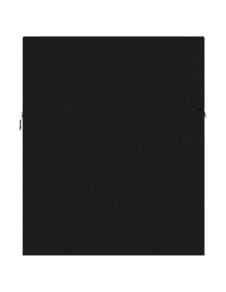 Mobile Sottolavabo Nero 90x38,5x46 cm in Legno Multistrato
