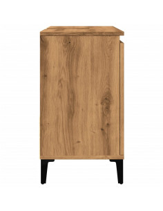 Mobile Sottolavabo Rovere Artigianale 65x33x60 cm in Truciolato