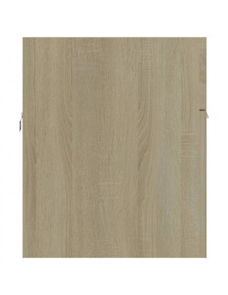 Mobile Sottolavabo Rovere Sonoma 90x38,5x46cm Legno Multistrato