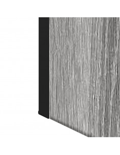 Mobile Specchio da Bagno Grigio Sonoma 60x16x60 cm Multistrato