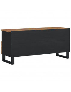Mobile TV 100x33x46cm Legno Massello Mango e Legno Multistrato