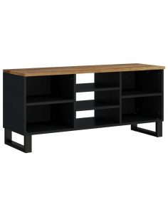 Mobile TV 100x33x46cm Legno Massello Mango e Legno Multistrato