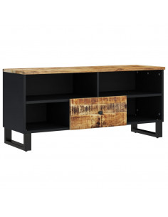 Mobile TV 100x33x46cm Legno Massello Mango e Legno Multistrato