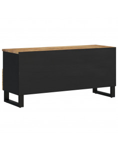 Mobile TV 100x33x46cm Legno Massello Mango e Legno Multistrato