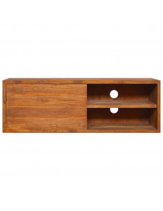 Mobile TV a Parete 180x30x30 cm in Legno Massello di Teak