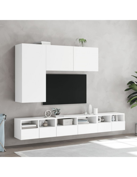 Mobile TV a Parete Bianco 100x30x41 cm