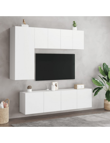 Mobile TV a Parete Bianco 60x30x41 cm