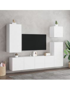 Mobile TV a Parete Bianco 80x30x41 cm