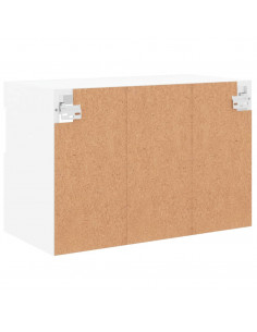 Mobile TV a Parete con Luci LED Bianco 60x30x40 cm