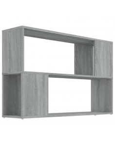 Libreria Grigio Sonoma 100x24x63 cm in Legno Multistrato 2
