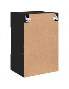 Mobile TV a Parete con Luci LED Nero 40x30x60,5 cm