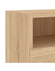 Mobile TV a Parete Rovere Sonoma 60x30x30 cm Legno Multistrato