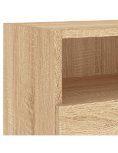 Mobile TV a Parete Rovere Sonoma 80x30x30 cm Legno Multistrato