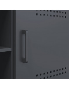 Mobile TV Antracite 100,5x39x50,5 cm in Acciaio