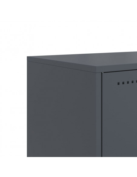 Mobile TV Antracite 100,5x39x60,5 cm in Acciaio