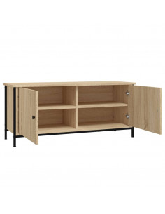 Mobile TV con Ante Rovere Sonoma 102x35x45 cm Legno Multistrato