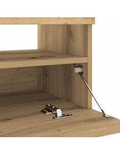 Mobile TV con Luci LED Artigianale 100x35x40 cm Truciolato