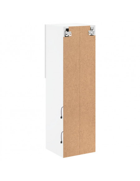 Mobile TV con Luci LED Bianco 30,5x30x102 cm