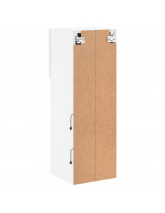 Mobile TV con Luci LED Bianco 30,5x30x90 cm