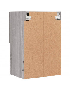 Mobile TV con Luci LED Grigio Sonoma 40,5x30x60 cm