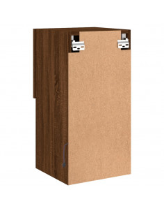 Mobile TV con Luci LED Rovere Marrone 30,5x30x60 cm