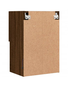 Mobile TV con Luci LED Rovere Marrone 40,5x30x60 cm