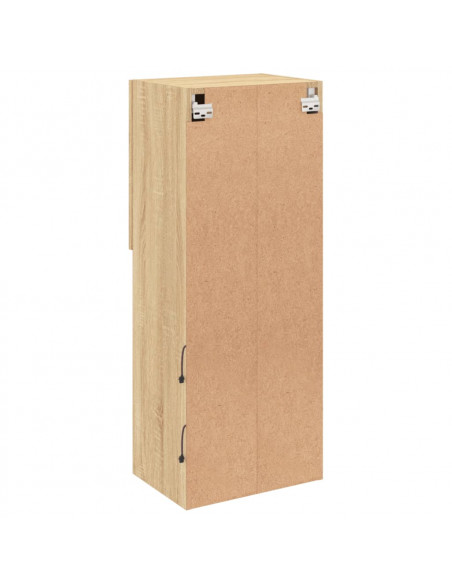 Mobile TV con Luci LED Rovere Sonoma 40,5x30x102 cm